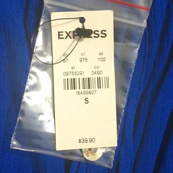 NWT Blue Express blouse - Picture 3 of 4